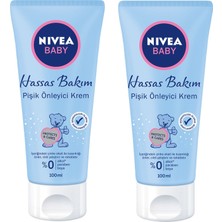 Nivea Bebek Pişik Önleyici Krem 100 ml Hassas Ciltler İçin Parfüm ve Paraben İçermez