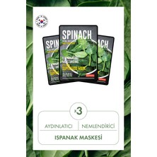 Dermal It's Real Super Gıda Maskesi Ispanak 25GR 3'lü Set