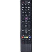 Vestel Kare Göbek Mor Tuş LED Tv Televizyon Uzaktan Kumanda TR-206