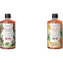Prime Care Body Series Coconut Coffee Yenileyici ve Pürüzsüzleştirici Duş Jeli 500 ml + Turmeric Cilt Tonu Eşitleyici ve Aydınlatıcı Duş Jeli 500 ml (Vegan)