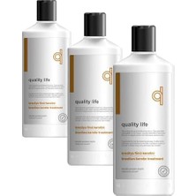 Prime Life Ql Brezilya Fönü Keratini Kalıcı Saç Düzleştirici 300 ml (3 Paketi)