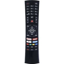 Universal Vestel Netflix Youtube Prime Video Tuşlu LED Tv Televizyon Uzaktan Kumanda TR-215