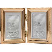 Prime Frames Klasik Boncuk Resim Çerçevesi, 2,5x3,5 Çift, Altın, 2 Adet
