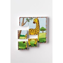 Prime Manyetik Blok Çift Taraflı 9 Parçalı Mıknatıslı Puzzle 2 Görsel -Fil Yapboz
