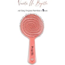 Prime Professional Üç Boyutlu Oval Saç Fırçası Pembe x 5 Adet