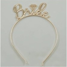 Prime Bride Tek Taş Rose Renk Metal Bekarlığa Veda Partisi Taç PARTI1004