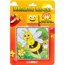 Prime Manyetik Blok Çift Taraflı 9 Parçalı Mıknatıslı Arı-Kelebek Puzzle - 2 Görsel Yapboz