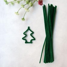 Prime 20LI Tel Tüylü Tel Şönil, 30 Cm, Yeşil