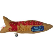 MatatabiCats Matatabili Jr. Balık Kedi Oyuncağı  Doğal Materyal ile Eğlenceli Oyun
