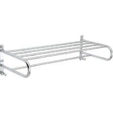 Prime Banyo Havlu Rafı Krom Renk 259X165X590 mm
