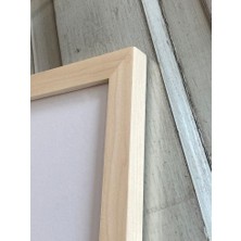 Prime Ahşap Çerçeveli Tablo Doğal Çam Ağacı Ahsap Resim Çercevesi Doğal Ahsap Rengi Ile Fotograf, Resim Kolajları, Duvar Galerisi Dekoru Cercevesi (21X30)