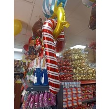 Prime Yılbaşı Ağacı Süsü, Yılbaşı Süsleri Folyo Balon, Şekillendirilmiş Yılbaşı Süsü Ağacı Süsleri (Yılbaşı Şeker)