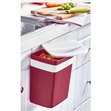 Prime Soft Askılı Çöp Kutusu 4 Lt Carmen Kırmızı