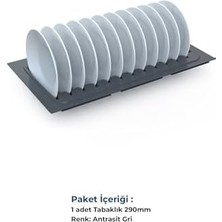 Prime Çekmece Içi Tabaklık ve Kaselik Düzenleyici (Yandan 3cm, Boydan 6cm Kesilebilir) 44X48 cm