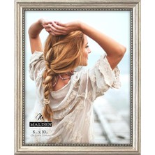 Prime International Designs Klasik Ahşap Resim Çerçevesi, 8X10, Gümüş