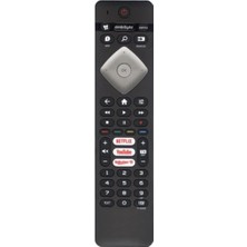 Philips 70PUS7304 Televizyon Için Uyumlu Netflix Youtube Rokuten Kumanda