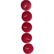 Prime Ksmart Tea Lights Kırmızı Mum 5AD