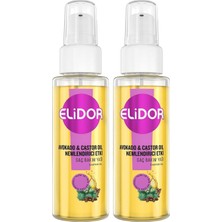Prime Elidor Saç Bakım Yağı ve Castor Oil Nemlendirici Etki 80 ml (2 Paketi)