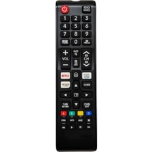 Samsung QE65Q80AATXXU-0 Televizyon Için Uyumlu Netflix Prime Video Tv Plus Tuşlu Kumanda