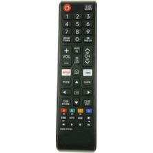 Samsung UE70TU7100UXSQ-0 Televizyon Için Uyumlu Netflix Tuşlu Kumanda Tak Çalıştır Pilli