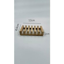 Prime Bambu Sabun Standı, Bambu Sabunluk, Bambu Sabun Kutusu Bej