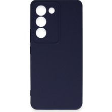 V30 Lite 4g Kılıf First Silikon - Lacivert