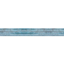 Prime Mutfak Tezgah Arası Folyo Kaplama Folyosu Kırık Mavi Ahşap Doku 60X500 cm