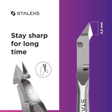 Prime Staleks Pro Akıllı 10 Tam Çene 7mm Profesyonel Tırnak Derisi Makası - 1'li Paket - Model Ns-10-7'