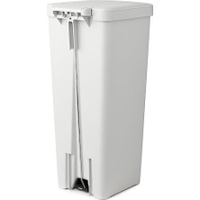 Prime Stepup Açık Gri Plastik Pedallı Çöp Kutusu 40L