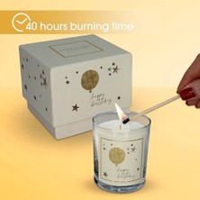 Prime – Doğum Günü Hediyesi, Ahşap ve Baharatlı Sandal Ağacı Kokulu, Doğal Bio Balmum, 135 gr Kokulu Mum, 40 Saat Yanma Süresi, Kadın, Erkek, Anne, Baba, Arkadaş Için Şık Hediye