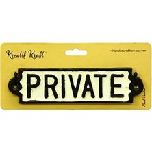 Prime 83516 '' Cast Iron Sign