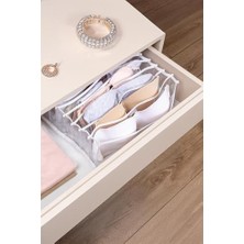 Prime Şeffaf Sütyen Düzenleyici Çekmece Dolap Içi Organizer 8 Bölmeli (36 x 29 x 12 Cm)