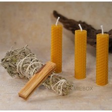 Prime Enerji Başlangıç Seti: Palo Santo Tütsü - Mum - Adaçayı Tütsü Demeti