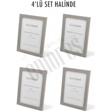 Prime Ahşap Resim Çerçevesi 4'lü Set Halinde 13 x 18 cm Boyutunda