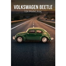 Farbu Oyuncak Maisto Lisanslı Volkswagen Beetle model araba 1:24 Die Cast Metal Kapıları Açılan Oyuncak Araba