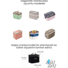 Prime Isı Yalıtımlı Termal Yemek Beslenme Çantası Mama Taşıma Termos Çanta ve Soğuk -FFVGNB1063 (Lacivert)
