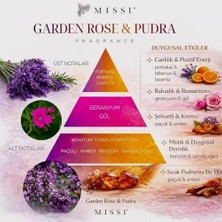 Prime Missi 180 ml Pembe Cam Şişe Çiçek Seramik Taş Bambu Çubuklu Rose-Pudra Oda Kokusu