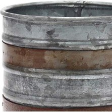 Prime Aged Galvanizli Konteyner Rost Detaylar ile