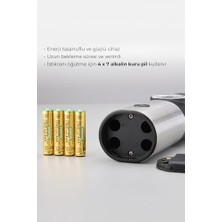 Prime Pilli LED Işıklı Tuz ve Karabiber Öğütücü Ikili Set