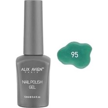 Prime Işıltılı Yeşil Kalıcı Oje 95-Yoğun Renk Veren Jel Oje 12 Ml-Nail Uv Gel Polish 95
