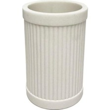 Prime Reçine Tezgah Üstü Diş Fırçalığı Beyaz 124X80X80 mm
