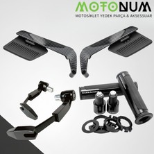MOTONUM Mondial Mh Drift 125 Modifiye Seti-Siyah-Karbon AERODINAMIK-MD03703