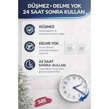 Prime 10'lu Banyo Rafı Yapışkanı – Delmeden Şampuanlık ve Banyo Köşelik Montaj Aparatı