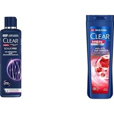 Prime Clear Men Scalp Pro Saç Dökülmesine Karşı Güçlendirici Şampuan Kepeğe Karşı Etkili 300 Ml(1) Clear Men Kepeğe Karşı Etkili Şampuan Hızlı Stil 2'si 1 Arada Kolay Şekil Alan Saçlar 350 ml Mavi(2)