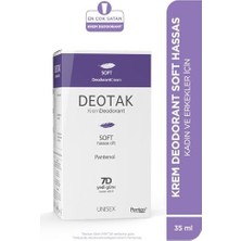 Prime Deotak Soft Hassas Koruma 7 Güne Kadar Etkili Krem Deodorant 35 ml
