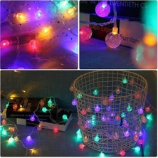 Prime 5 M 28 LED Kristal Top Rgb – Şeffaf Kablo – Fişli Eklemeli