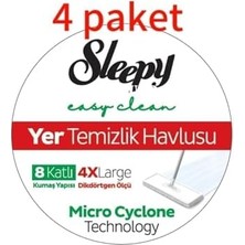 Prime Yüzey Temizleme Havlusu, 4 Xl 8 Kat, 4 Adet, Dayanıklı Özel Ambalaj