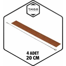 Prime Yedek Tel + Teflon Poşet Ağzı Yapıştırma Kapatma Makinesi Için 4'er Adet (20CM)