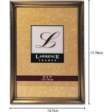 Prime Frames Antik Pirinç 5 x 7 Fotoğraf Çerçevesi – Boncuk Sınır Tasarım
