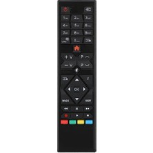 Siyah Renk Tayfun Vestel Uydu Alıcılı LED Televizyon Kumandası Baklava Göbek Modeli